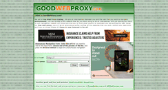 Desktop Screenshot of goodwebproxy.com